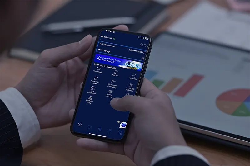Cách tạo bill chuyển tiền BVBank trên điện thoại