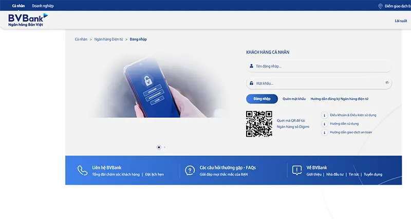 Cách tạo bill chuyển tiền BVBank trên máy tính