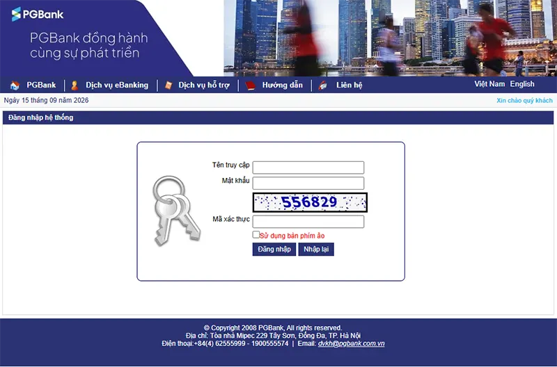 Cách tạo bill chuyển tiền PG BANK trên website