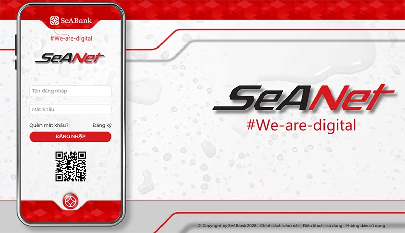 Cách tạo bill chuyển tiền SeABank trên website