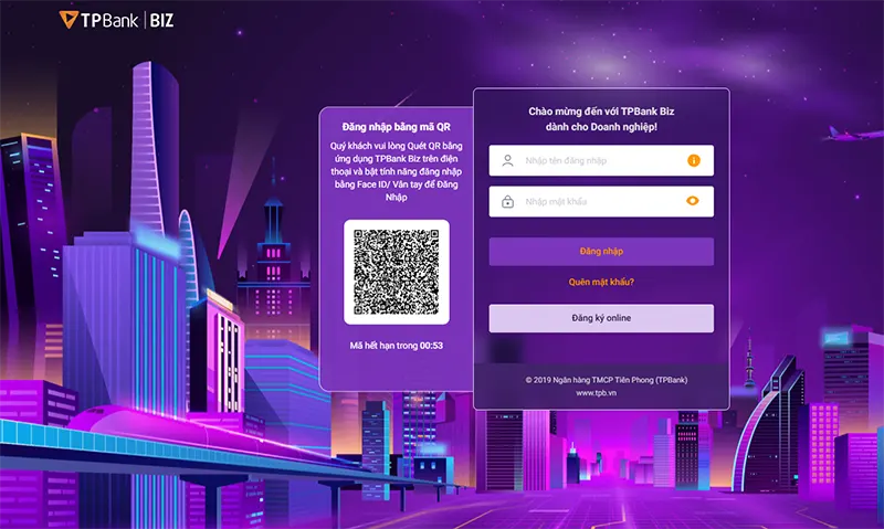 Cách tạo bill chuyển tiền TPBank trên website