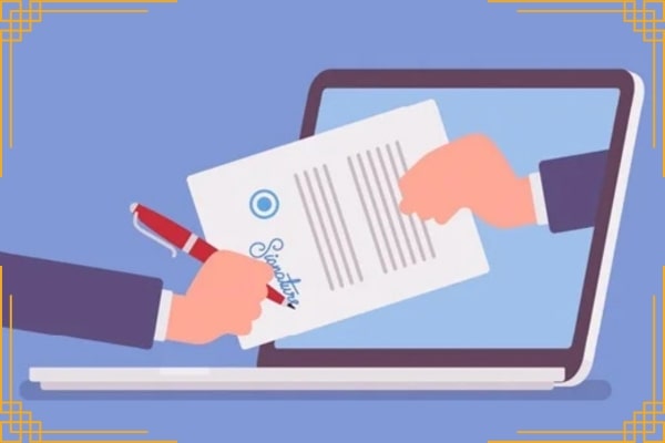 Có hợp đồng điện tử rõ ràng