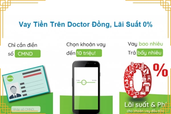 Doctor Đồng – App vay không cần bảng lương phổ biến nhất