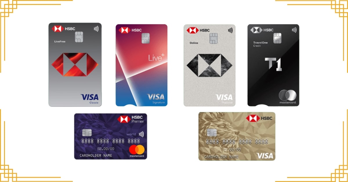 Thẻ Tín Dụng HSBC: So sánh ưu đãi hoàn tiền, tích điểm, du lịch và đặc quyền cao cấp.