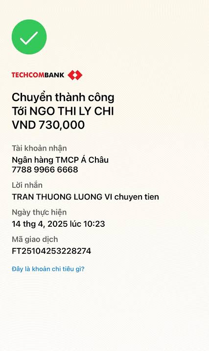 bill Techcombank