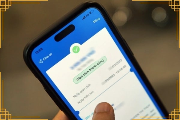 không yêu cầu người vay chuyển khoản trước