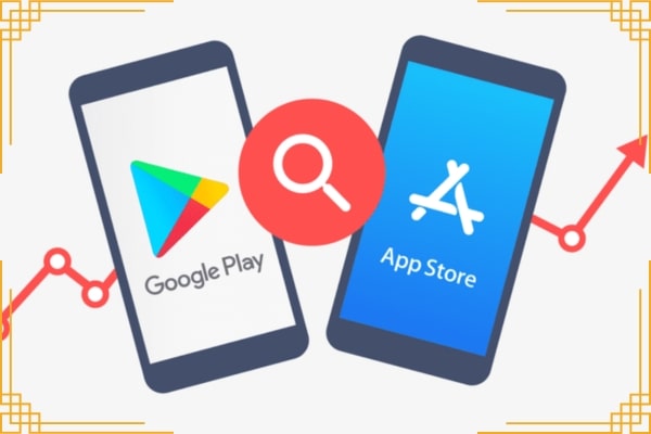 tải app từ Google Play, App Store hoặc website