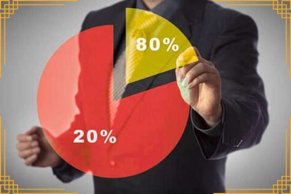 Nguyên tắc Pareto giúp bạn kiểm soát và loại bỏ 20% khoản chi gây ra 80% nợ xấu