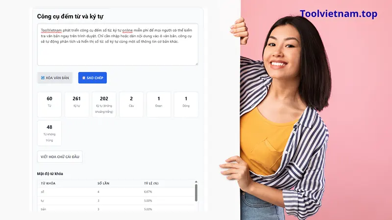 Đếm từ online không cần cài phần mềm