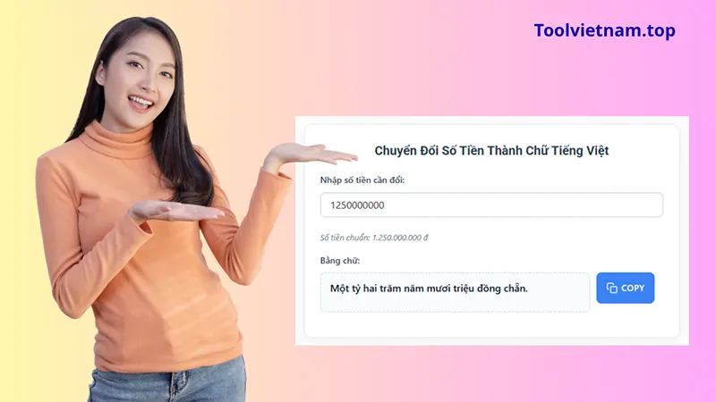 Đổi Số Tiền Thành Chữ Tiếng Việt