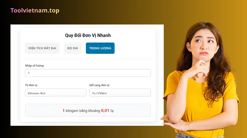 Quy đổi đơn vị trọng lượng