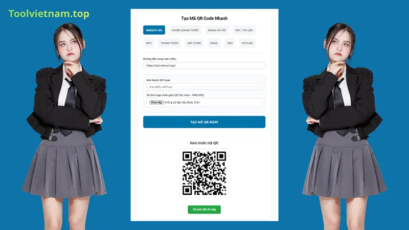 công cụ tạo QR Code online